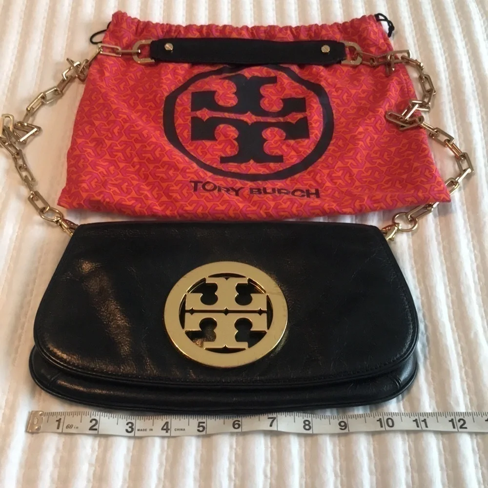 ❤️ First Owner Tory Burch Reva Black Bag